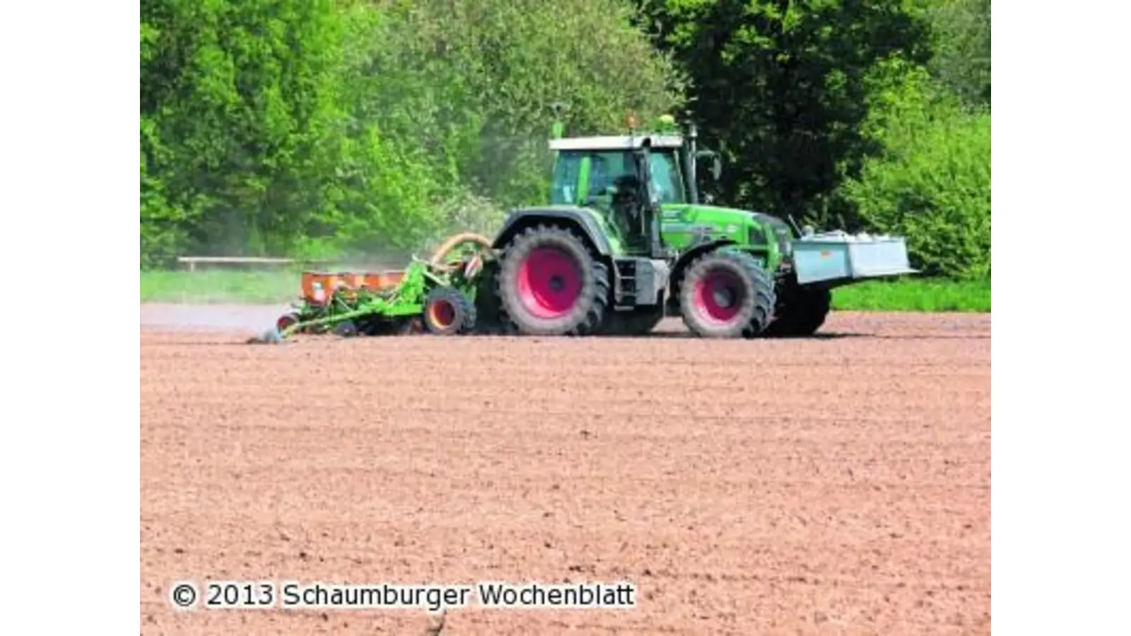 Frühlingswetter ermöglicht endlich Rübenaussaat (Foto: red)