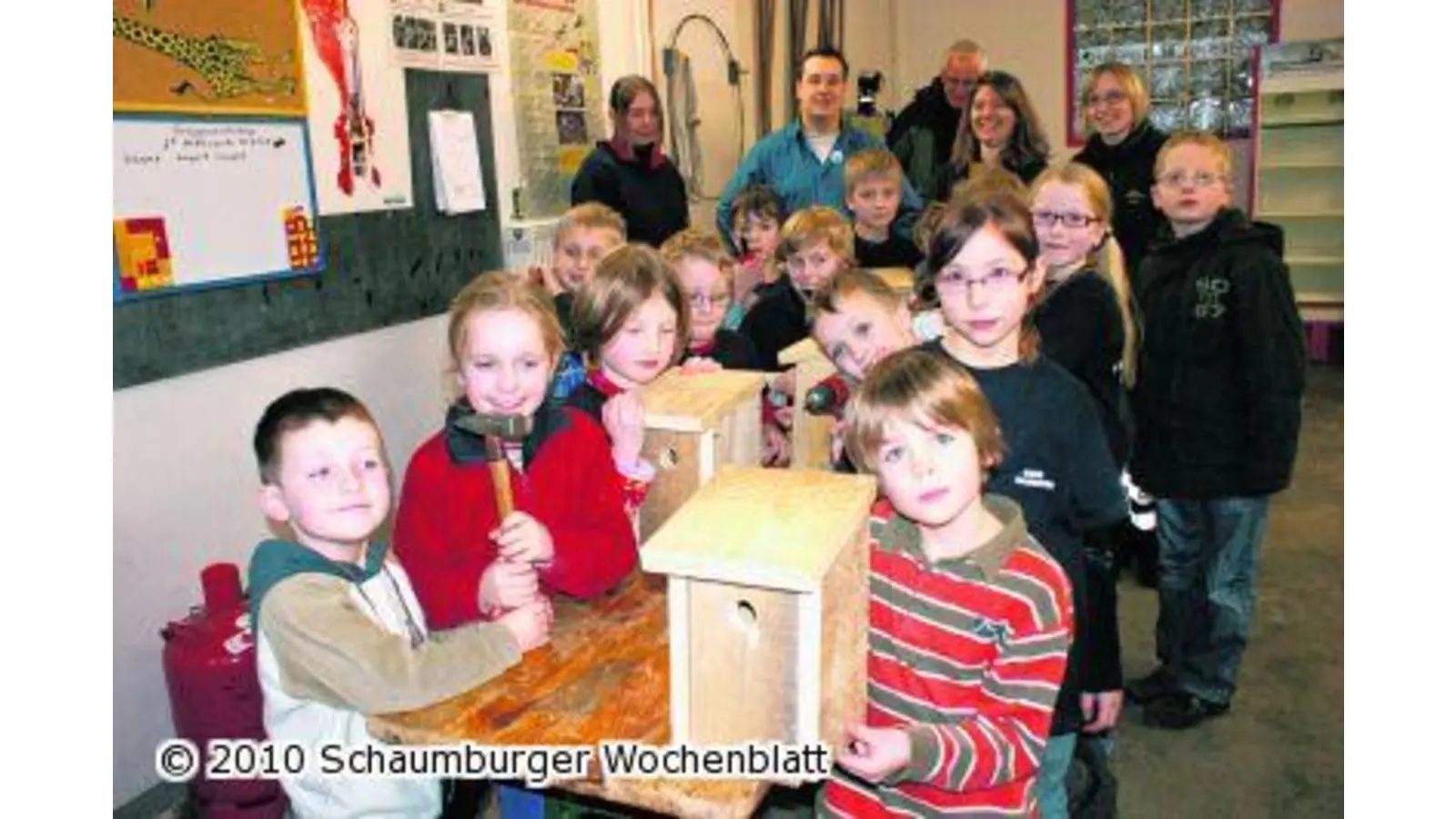 Vogelhäuser warten nun auf zwitschernden Einzug (Foto: ste)