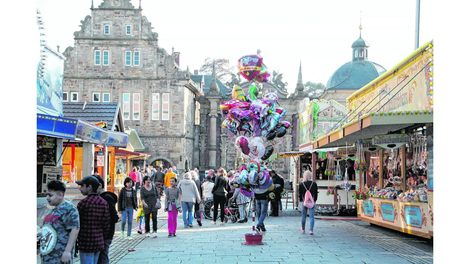 Bestes Wetter für den Frühlingsmarkt (Foto: nh)
