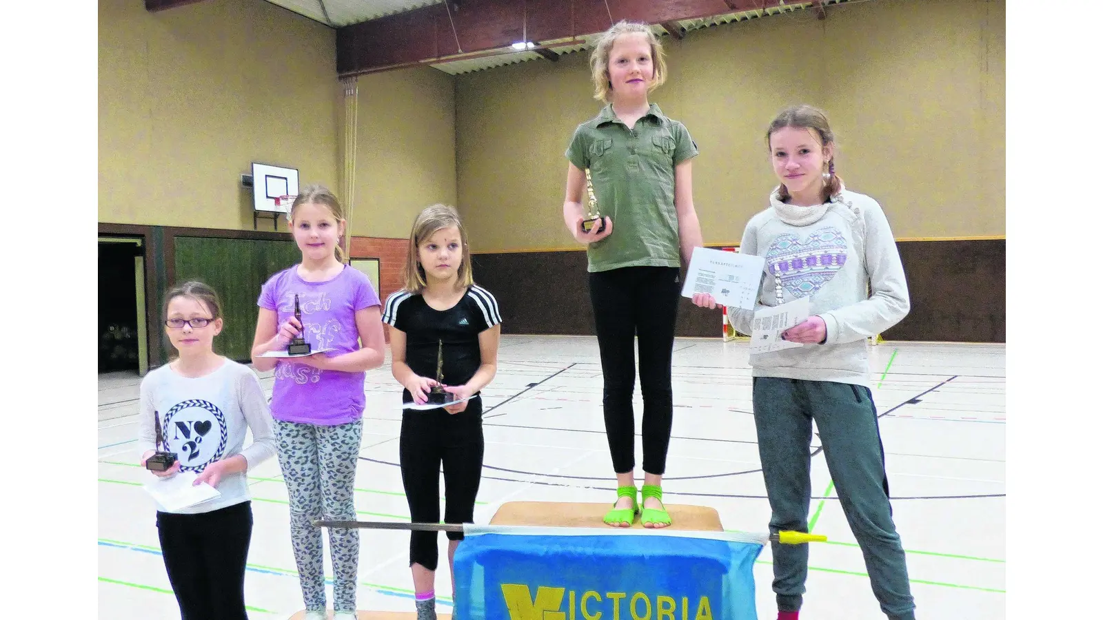 Turnabzeichen enttarnt ein echtes Nachwuchstalent (Foto: al)