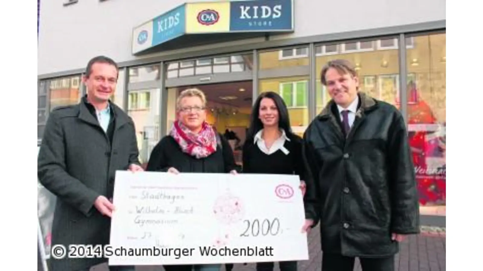 Spende für Umweltprojekte des WBG (Foto: red)