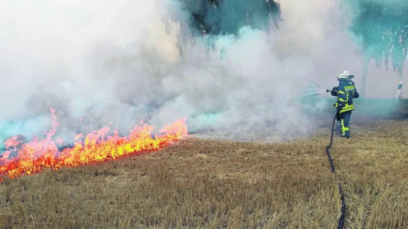 Flächenbrand auf 1200 Quadratmetern (Foto: lk)