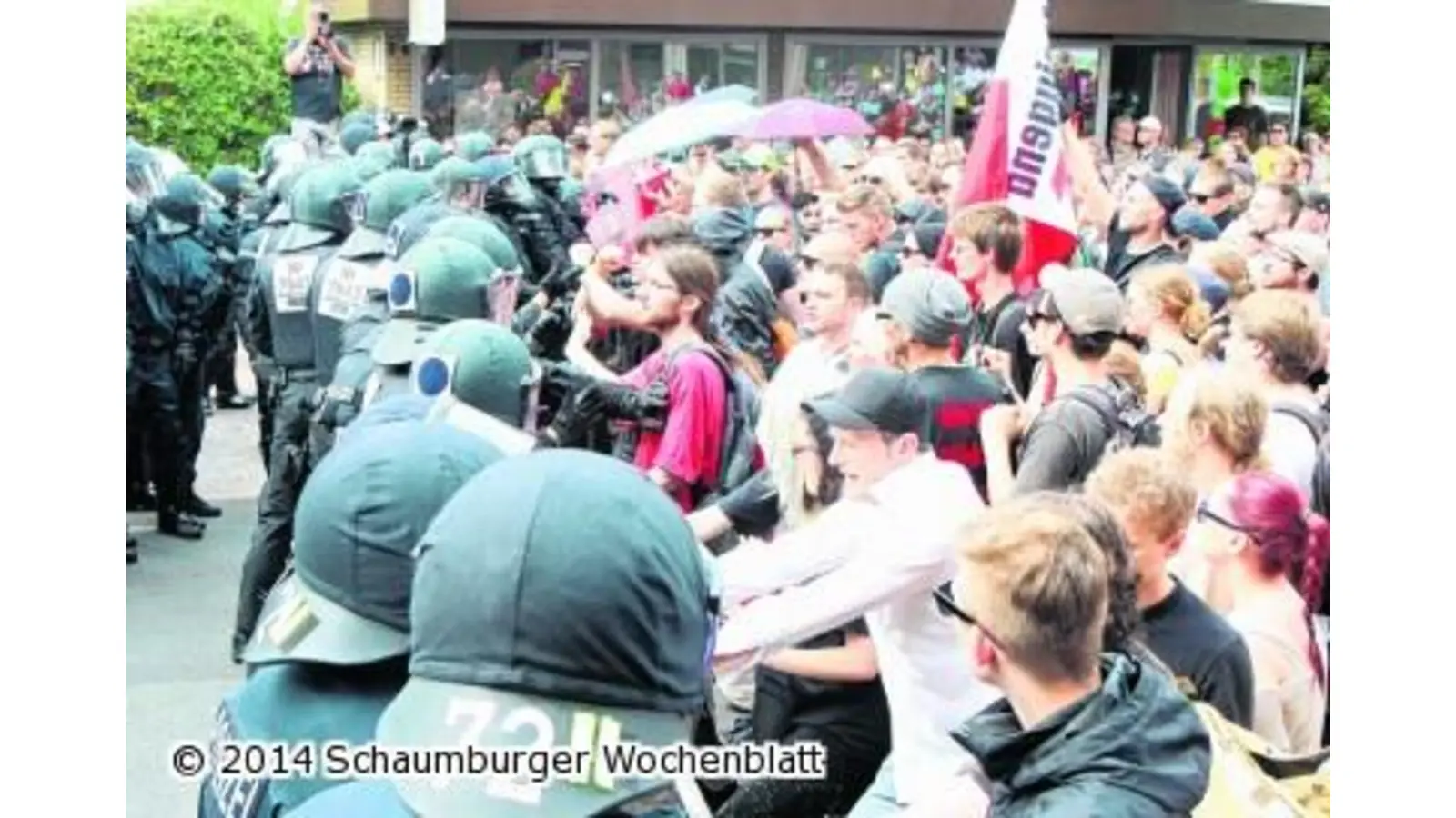 Den Rechtsextremen klingeln die Ohren (Foto: bb)