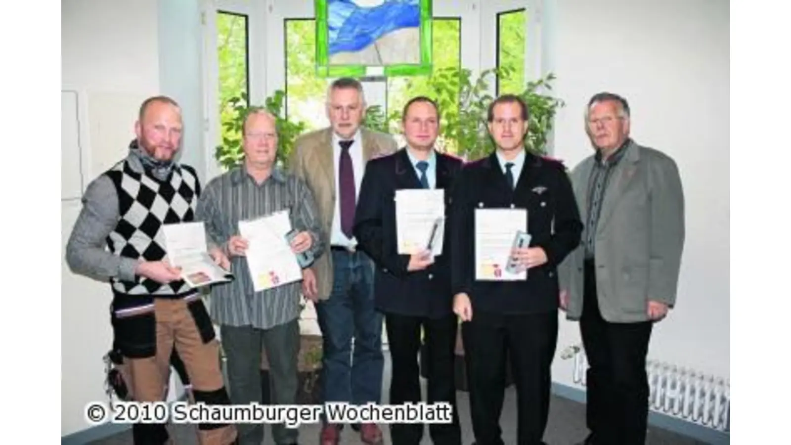 Goldene Karten für vorbildliches Ehrenamt (Foto: red)