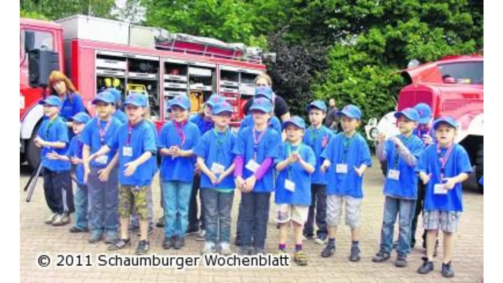 Die Feuerfüchse stellen sich vor (Foto: hb)