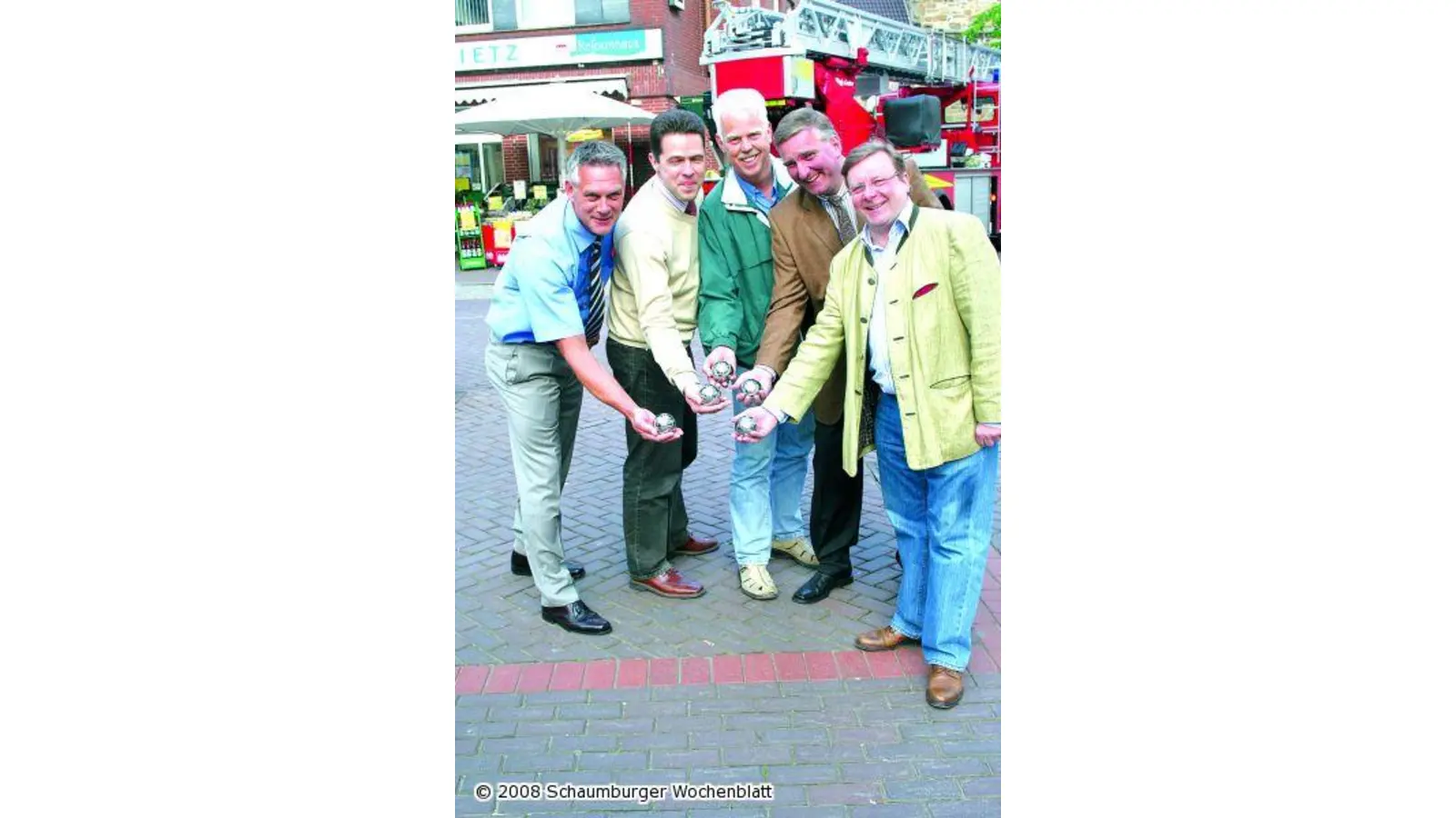 Boule-Bahn auf dem Marktplatz (Foto: ih)