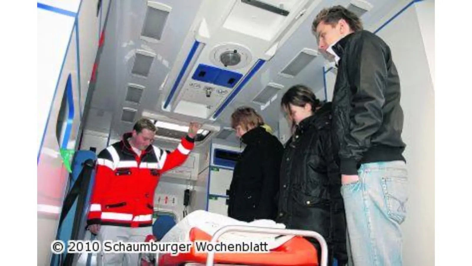 Einmal ganz kurz ertönt die Sirene (Foto: mr)