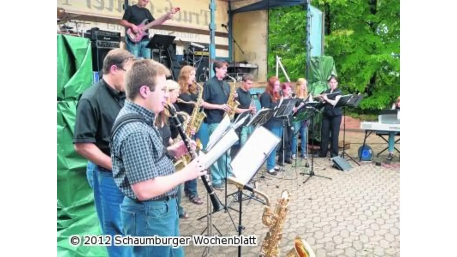Neugierige Besucher beim Sommerfest (Foto: red)