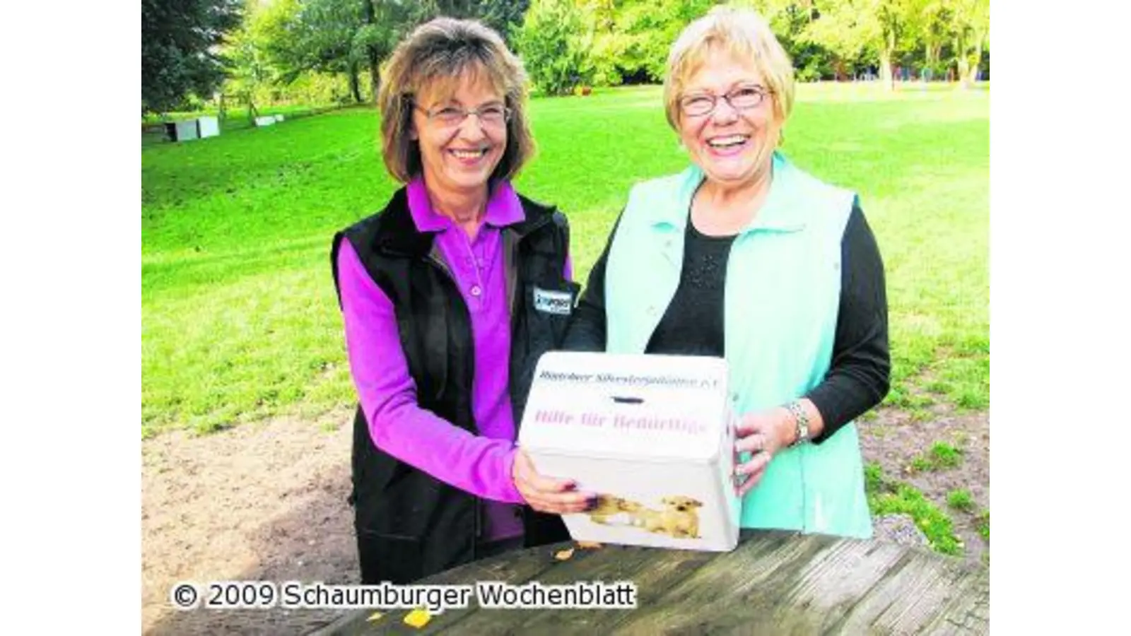 Spende für Silvesterinitiative (Foto: km)