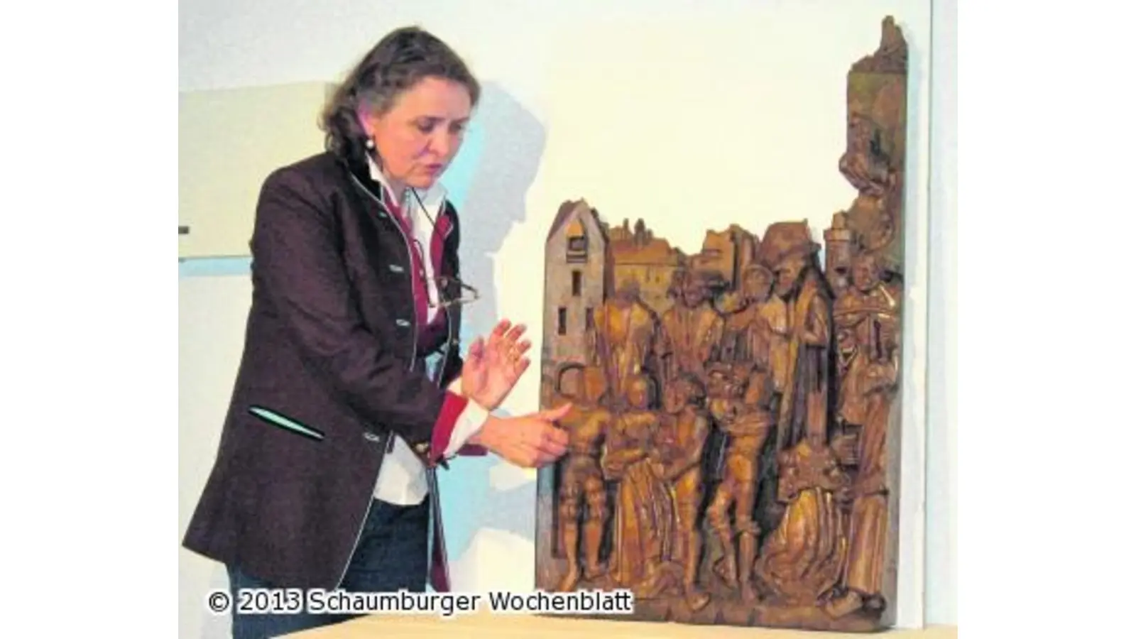 Ein spätgotisches Altarfragment erscheint jetzt in ganz neuem Licht (Foto: hb)
