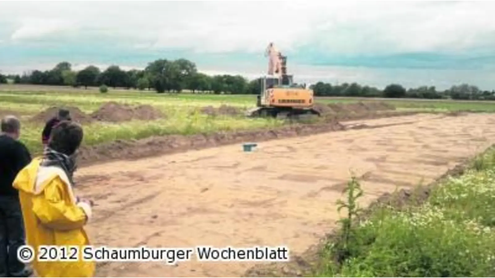 Start der archäologischen Untersuchungen (Foto: ste)