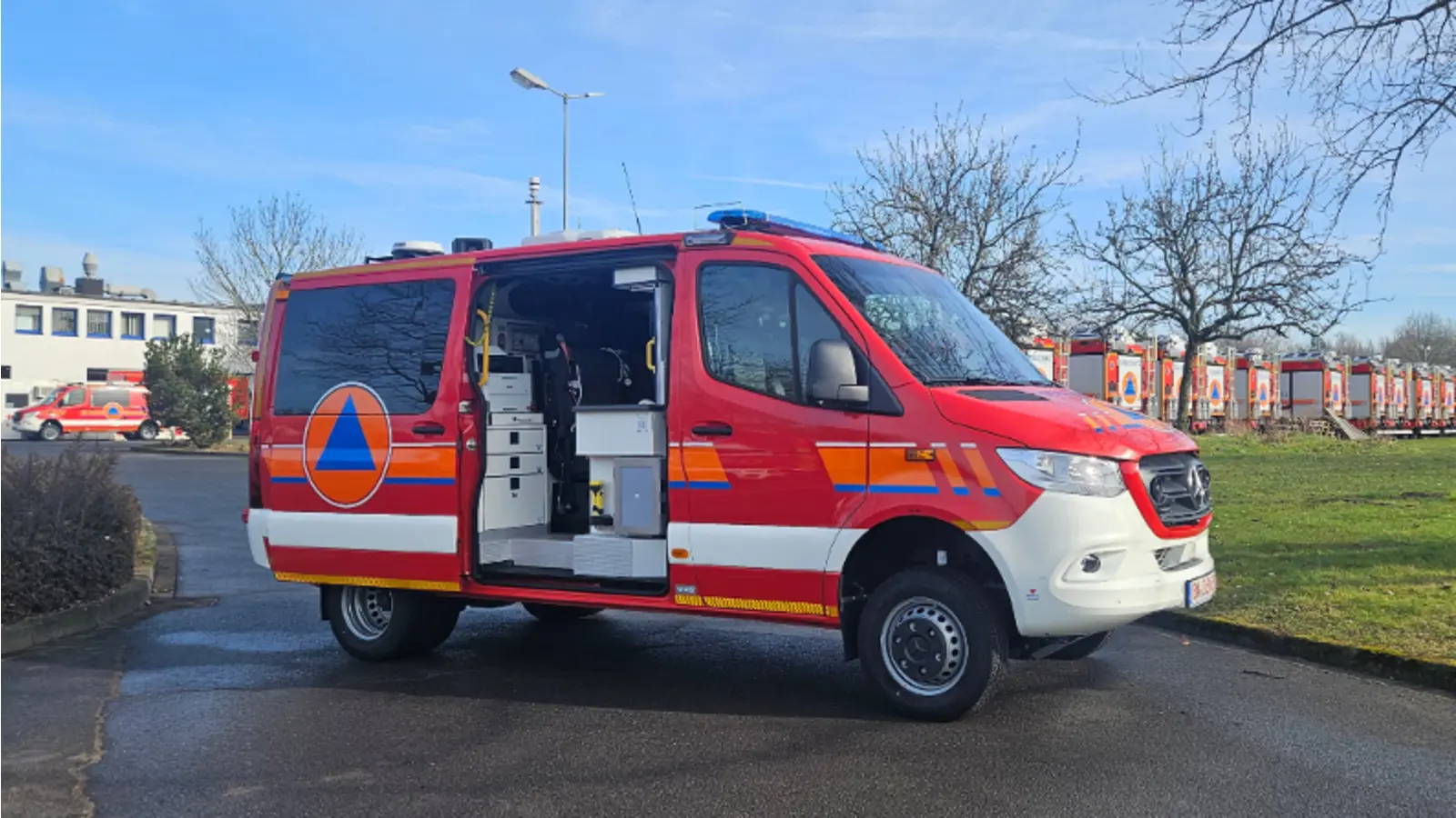 Ein CBRN-Erkundungswagen wird in Rinteln stationiert. (Foto: BBK)