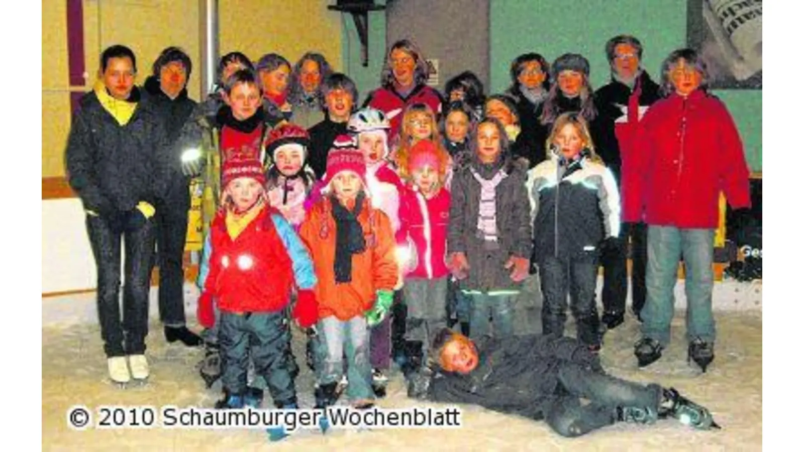 Schwimmer auf Kufen unterwegs (Foto: ste)