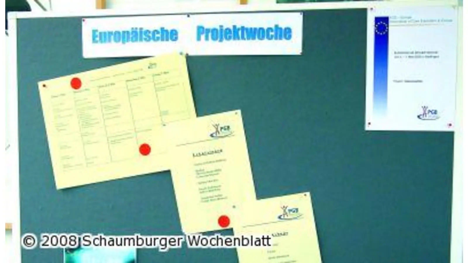 Brückenbau während der Europäischen Projektwoche (Foto: red)
