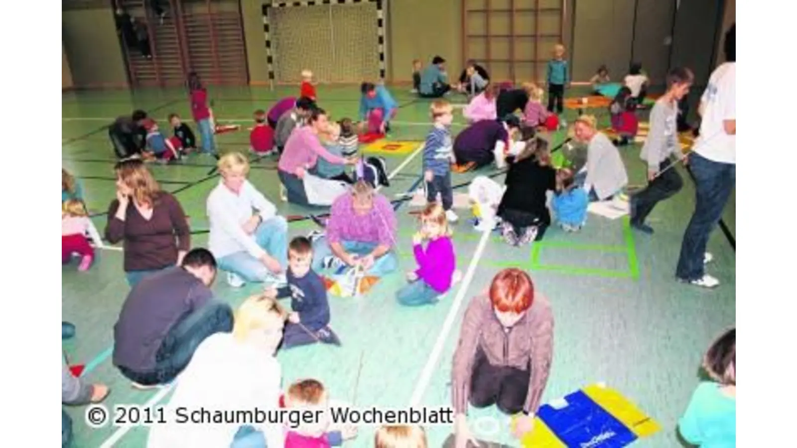 Die TVE-Turnkinder basteln tolle Drachen (Foto: red)