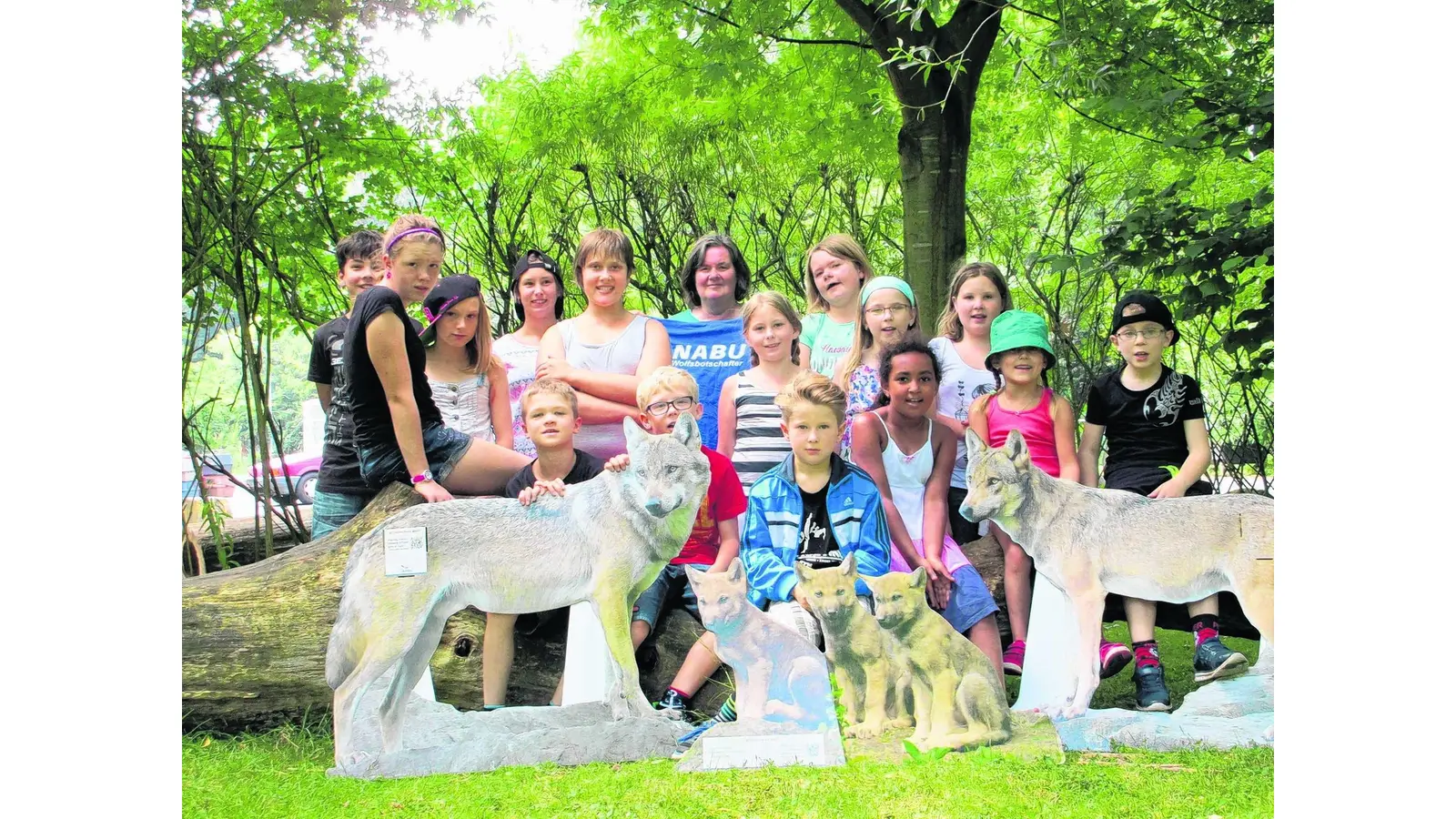 Kinder erfahren Interessantes über den Wolf (Foto: red)