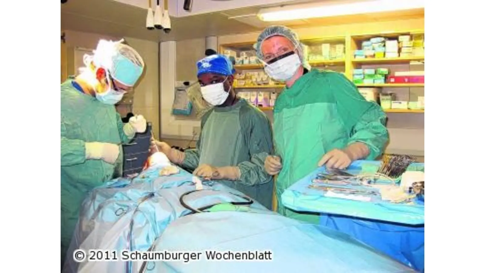 Das schwimmende Lazarett in Afrika (Foto: em)