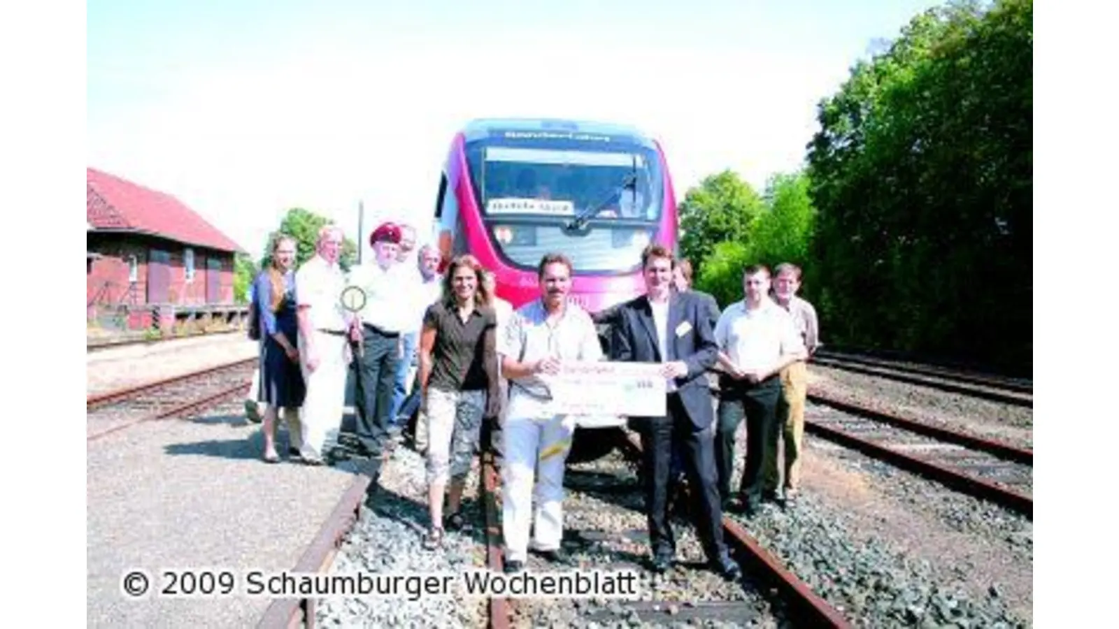 Bürger für Erhalt der Bahnstrecke (Foto: red)