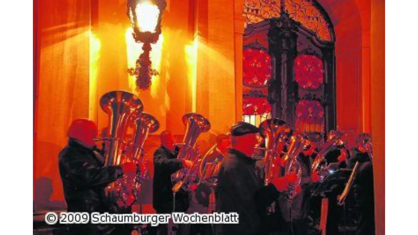 Weihnachtsserenade im Schlosshof Bückeburg (Foto: red)