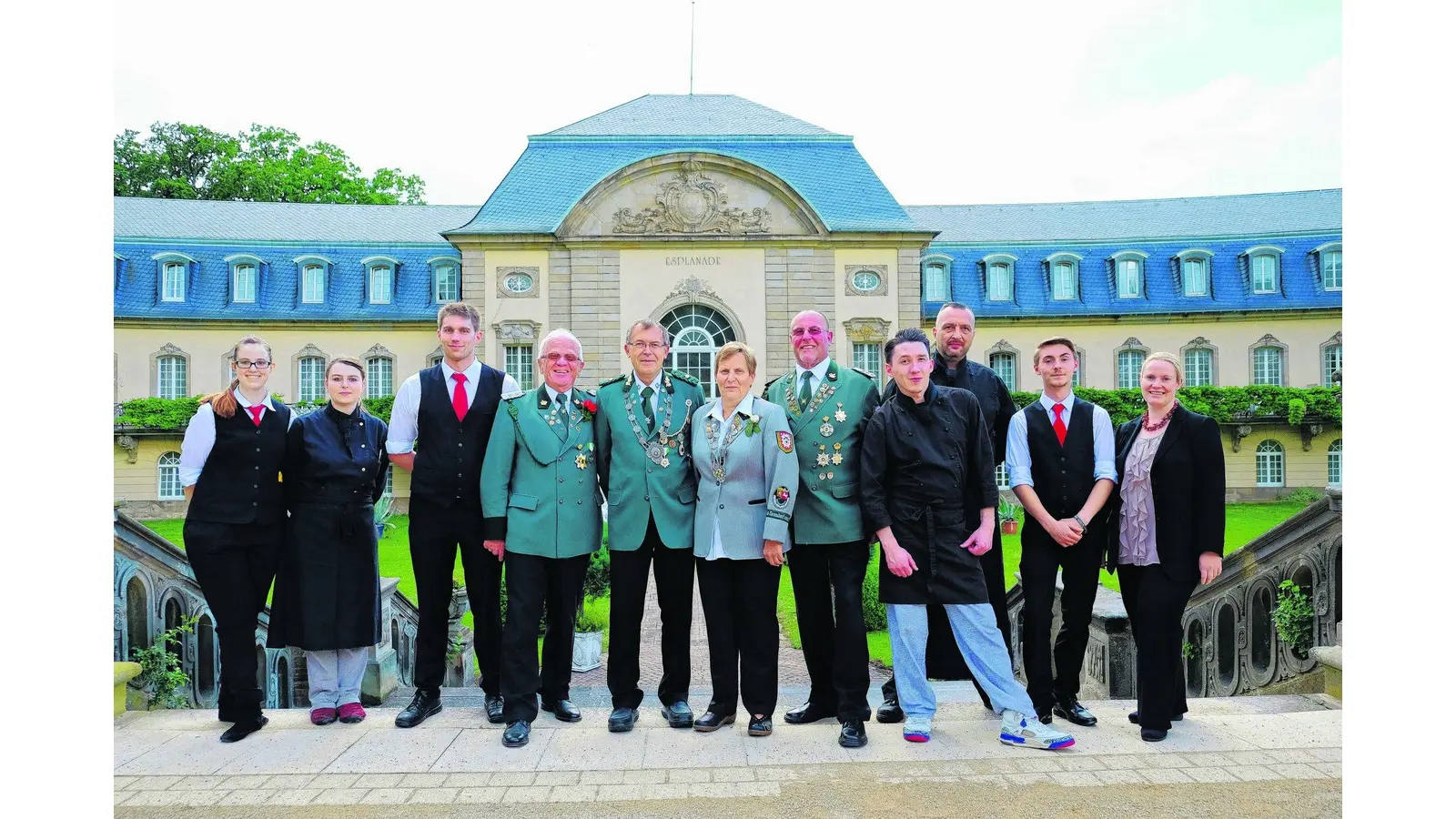 Grünröcke tischen delikate Veränderung zum Mittagessen beim Schützenfest auf (Foto: jl)