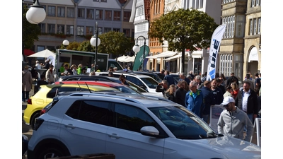 Auch der Marktplatz platzte aus allen Nähten. (Foto: ab)