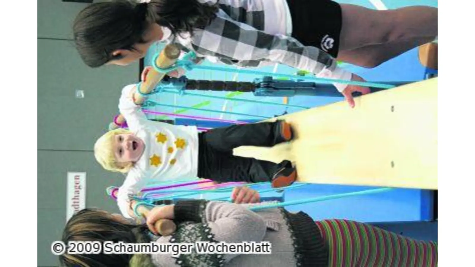 Turnengel auf dem Trampolin (Foto: mr)