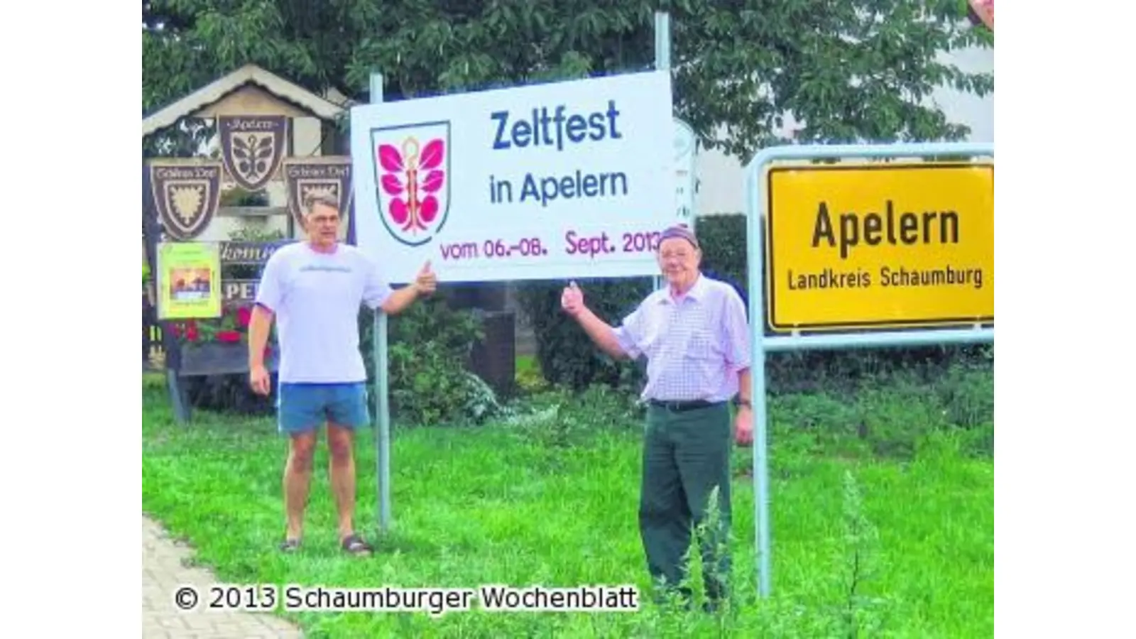 Schützen feiern in Apelern (Foto: al)