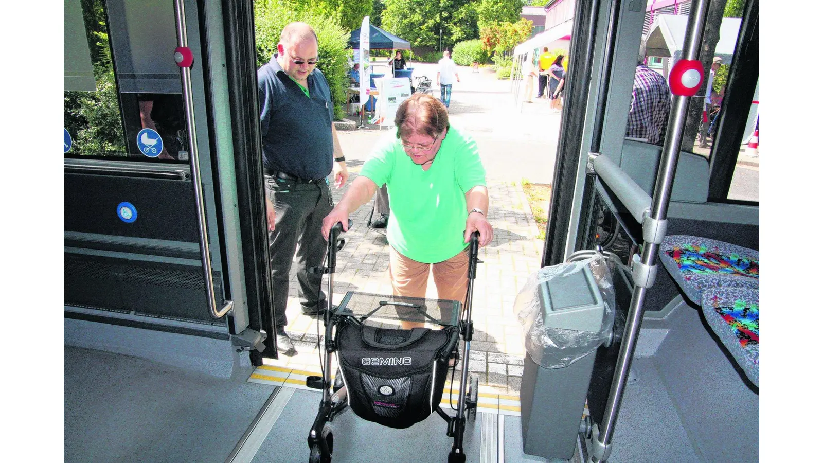 Regiobus-Mobilitätstraining kommt gut an (Foto: gi)