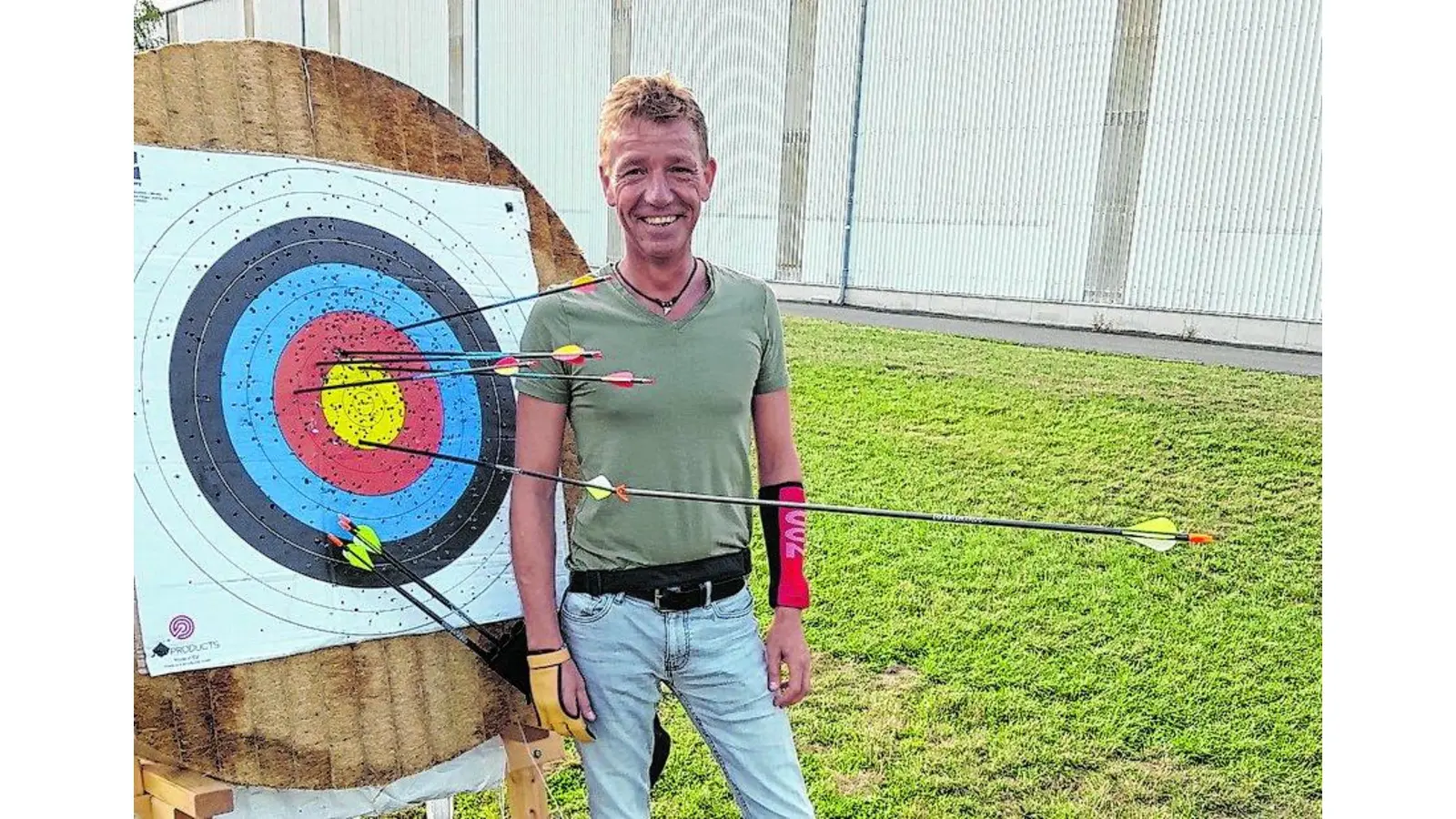 Ein Schuss wie von Robin Hood (Foto: jb)