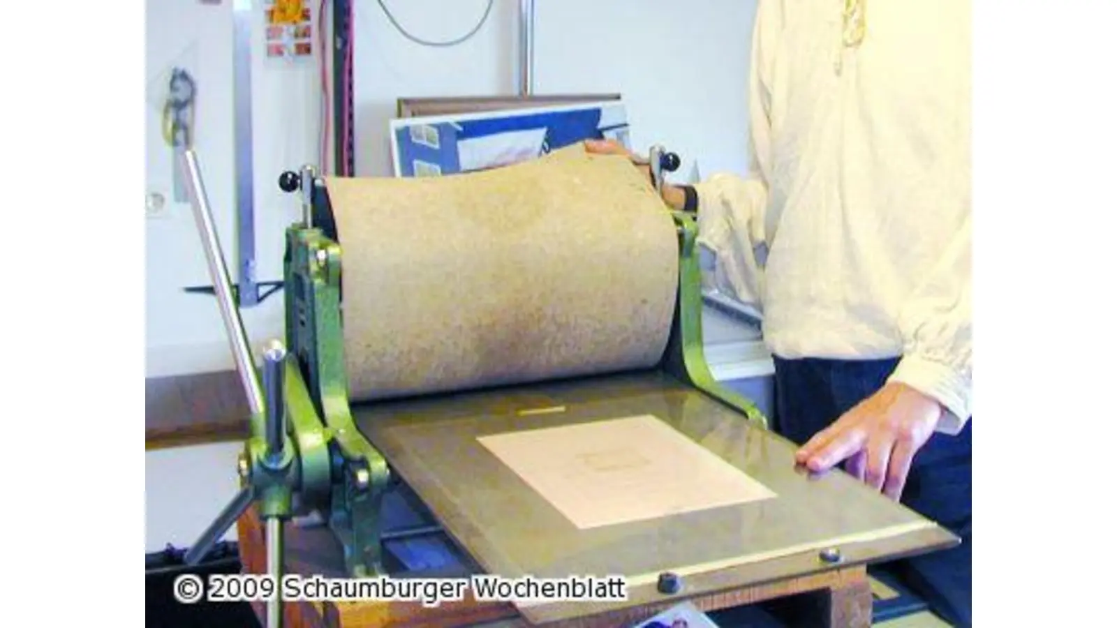Druckgrafik-Kurs bei der Volkshochschule (Foto: km)