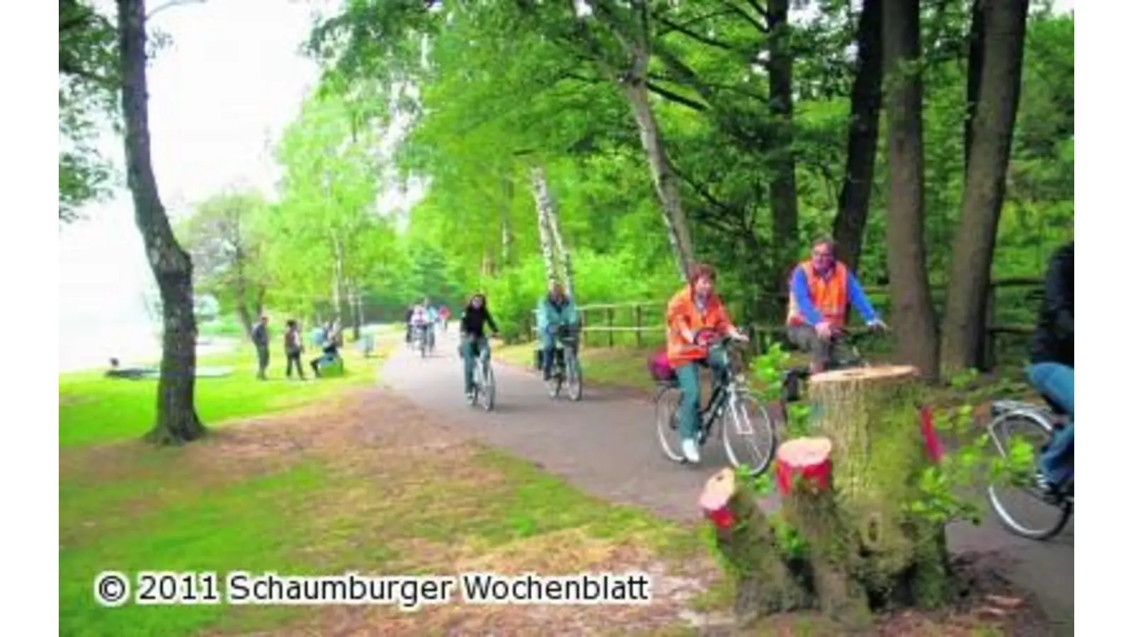 Siedler radeln zum Steinhuder Meer (Foto: red)