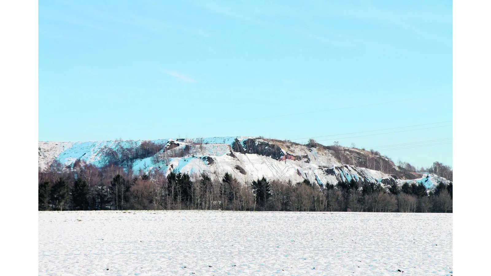 Auf der Halde soll Sonnenstrom entstehen (Foto: bb)