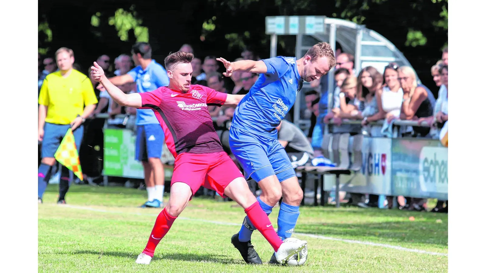 Der VfR Evesen bejubelt den Masters-Erfolg (Foto: bb)