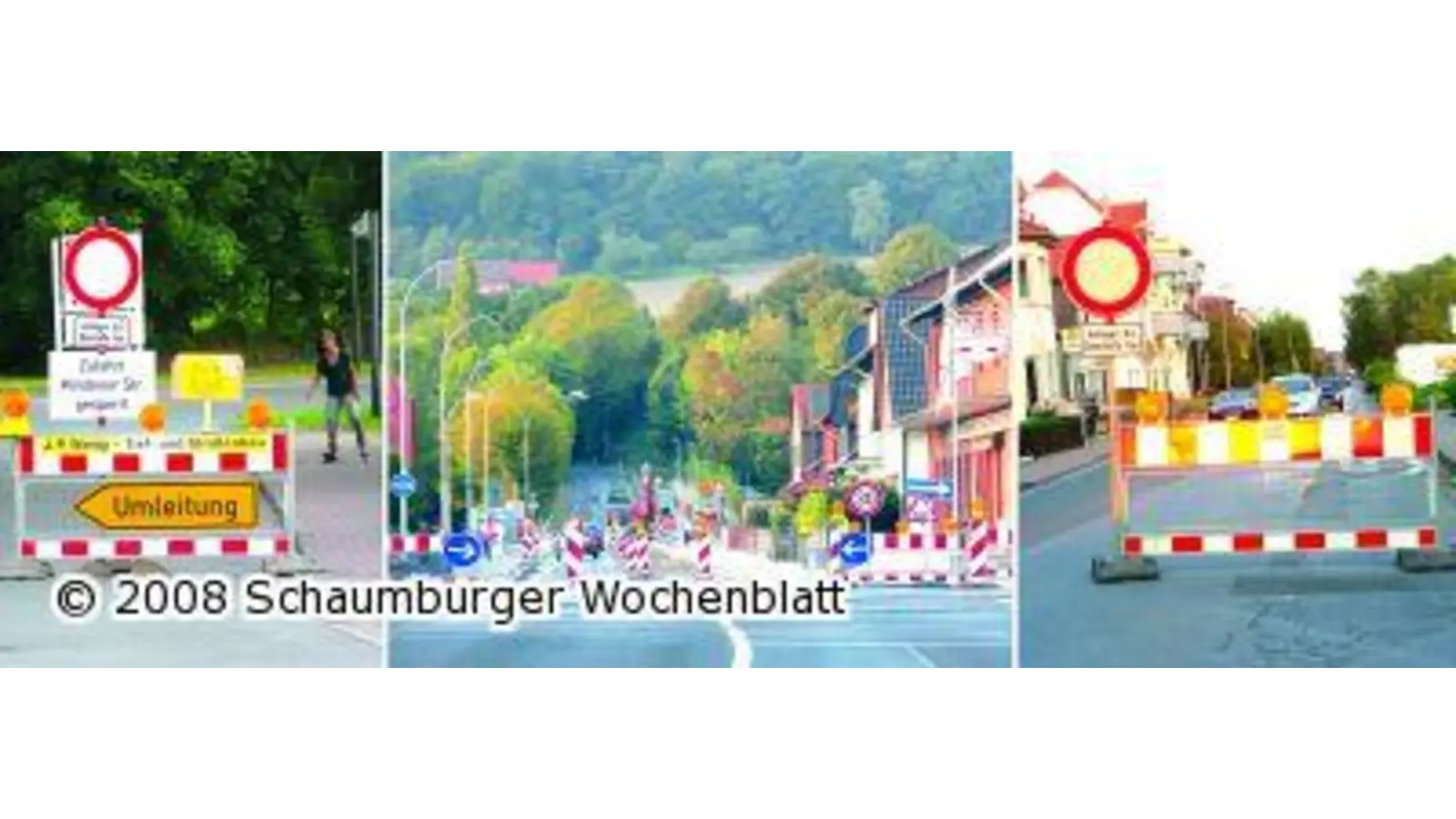 Sperrungen in alle Richtungen (Foto: km)