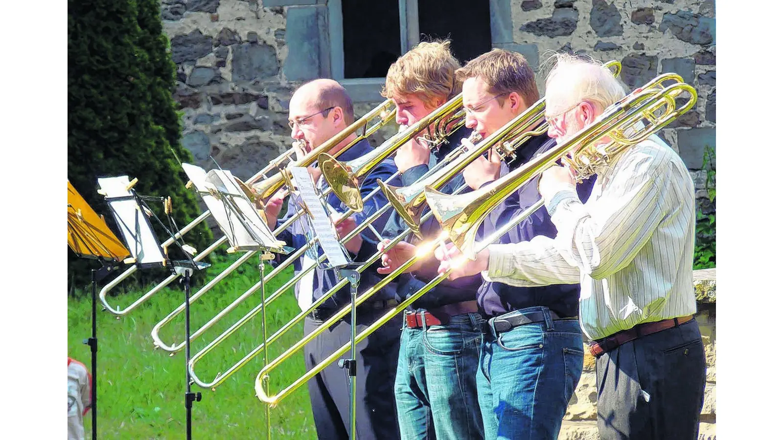 Pfingsten wieder Serenade im Innenhof des Klosters (Foto: km)