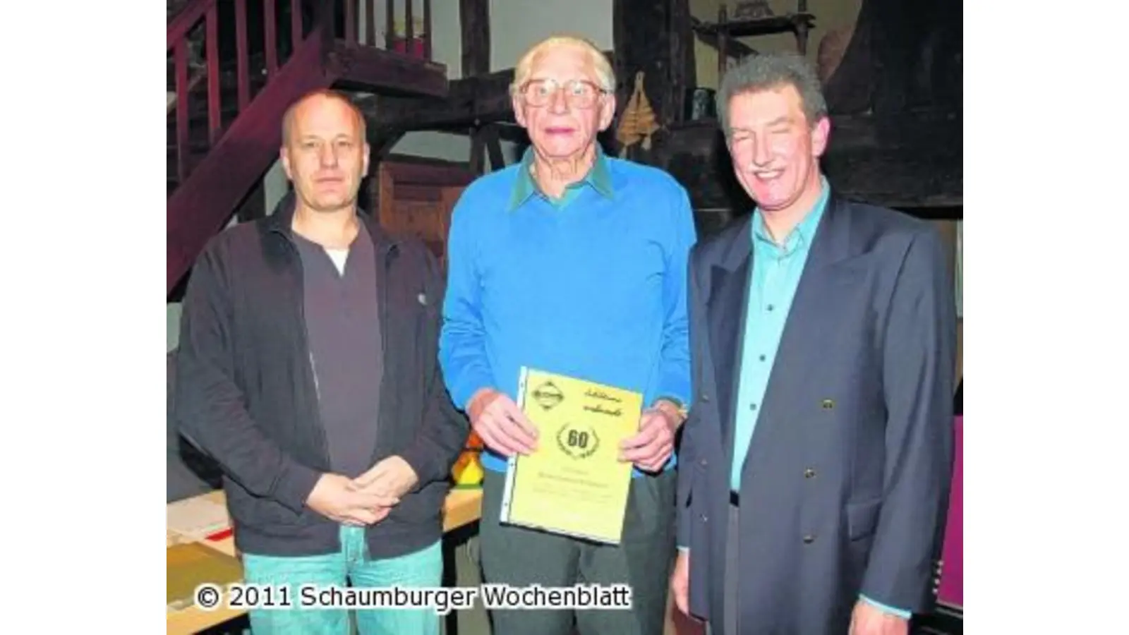 Gerhard Schumann ist seit 60 Jahren Mitglied (Foto: wtz)