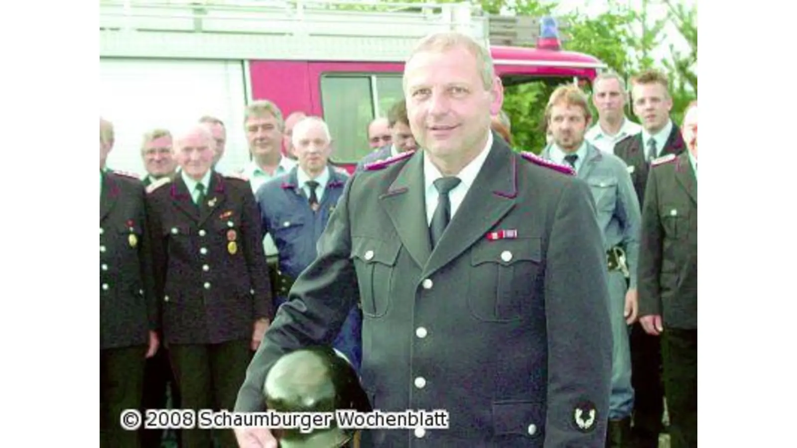 Mit 26 Jahren der jüngste Ortsbrandmeister weit und breit (Foto: red)