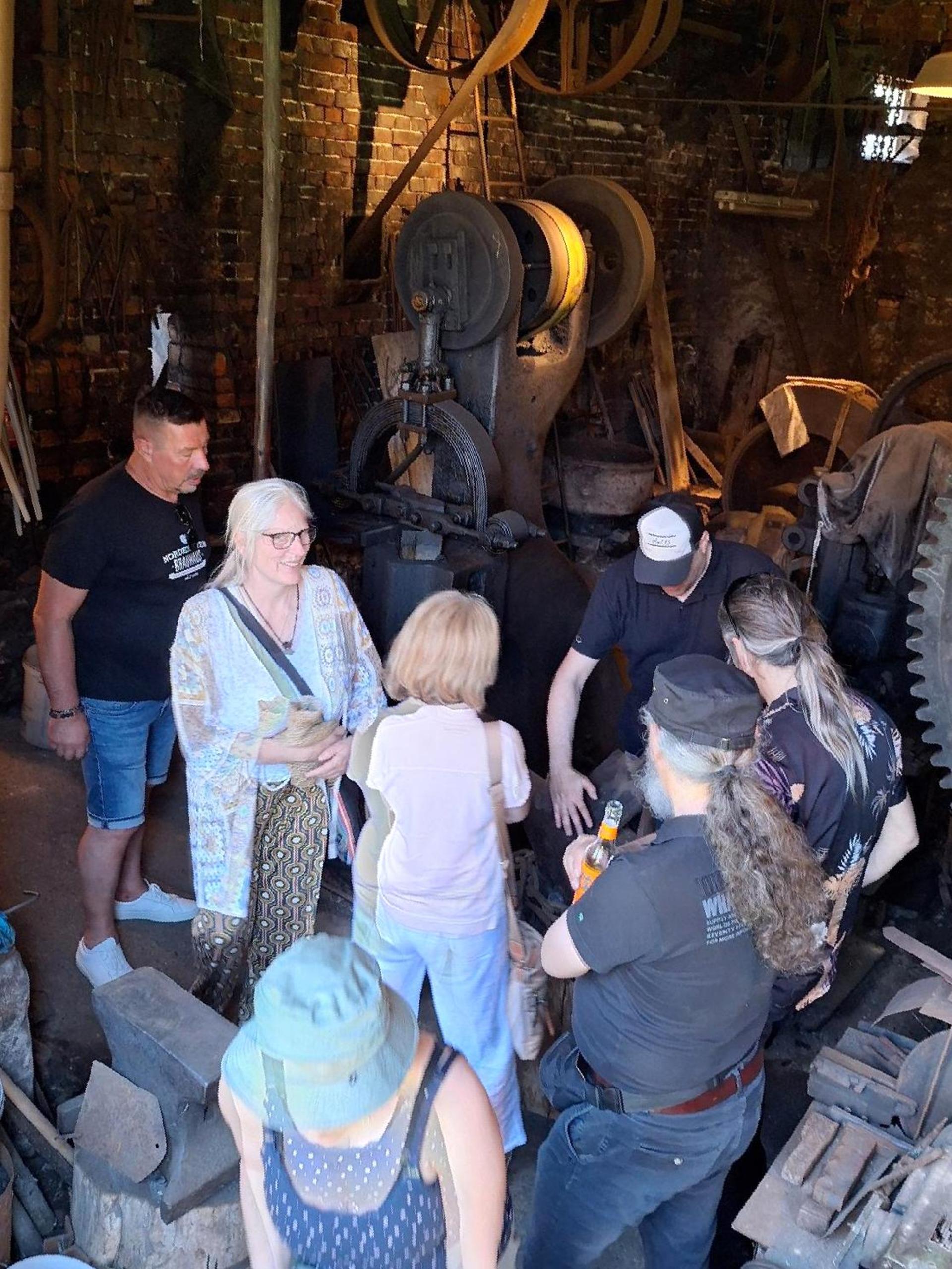 Besuchergruppe Unterer Eisenhammer. (Foto: privat)
