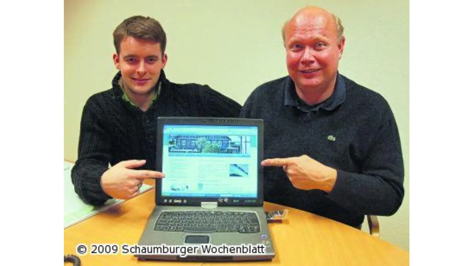Chronik von Lauenhagen kommt ins Internet (Foto: wtz)