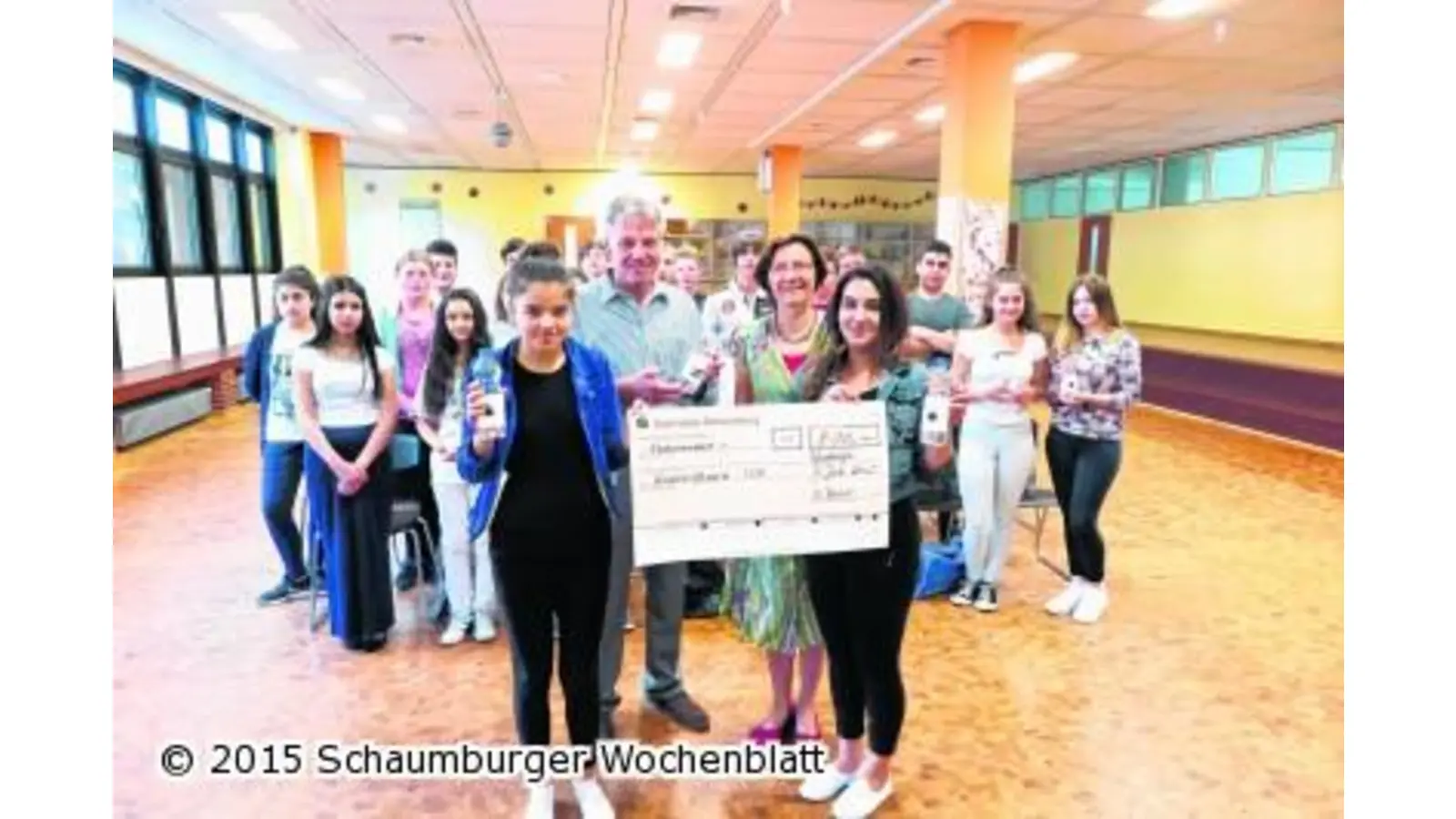 Schüler helfen mit Spendenaktion (Foto: mh)