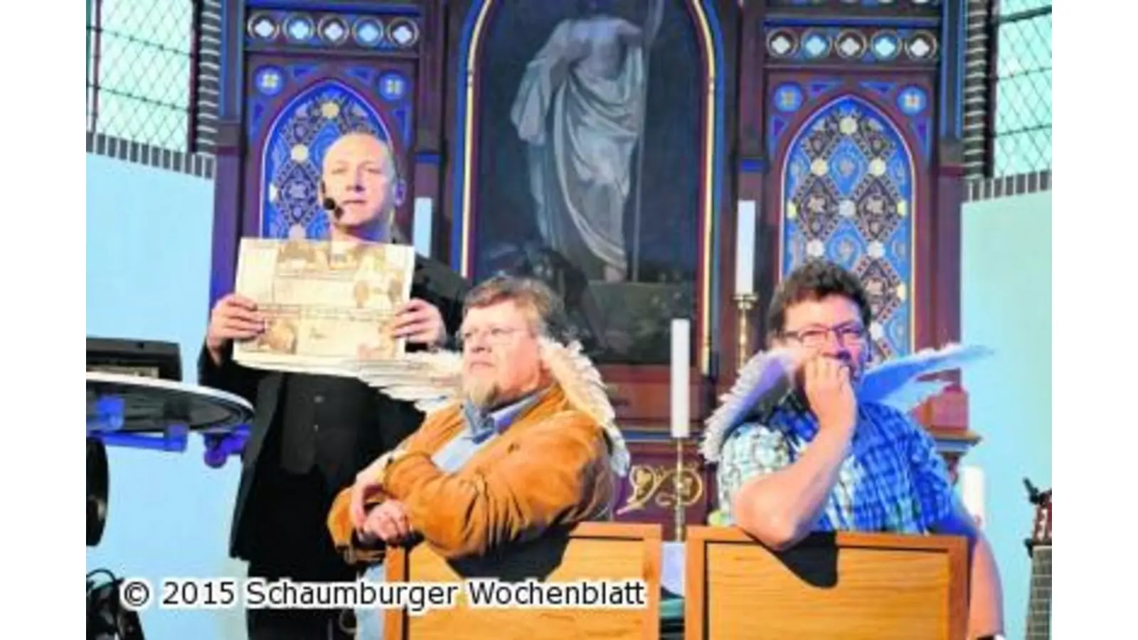 Lachen wenn der Pfarrer kommt (Foto: ste)