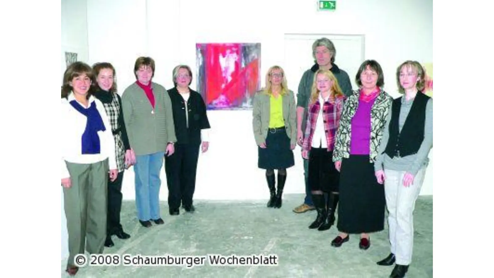 Die eigene Ausstellung im Atelier (Foto: al)