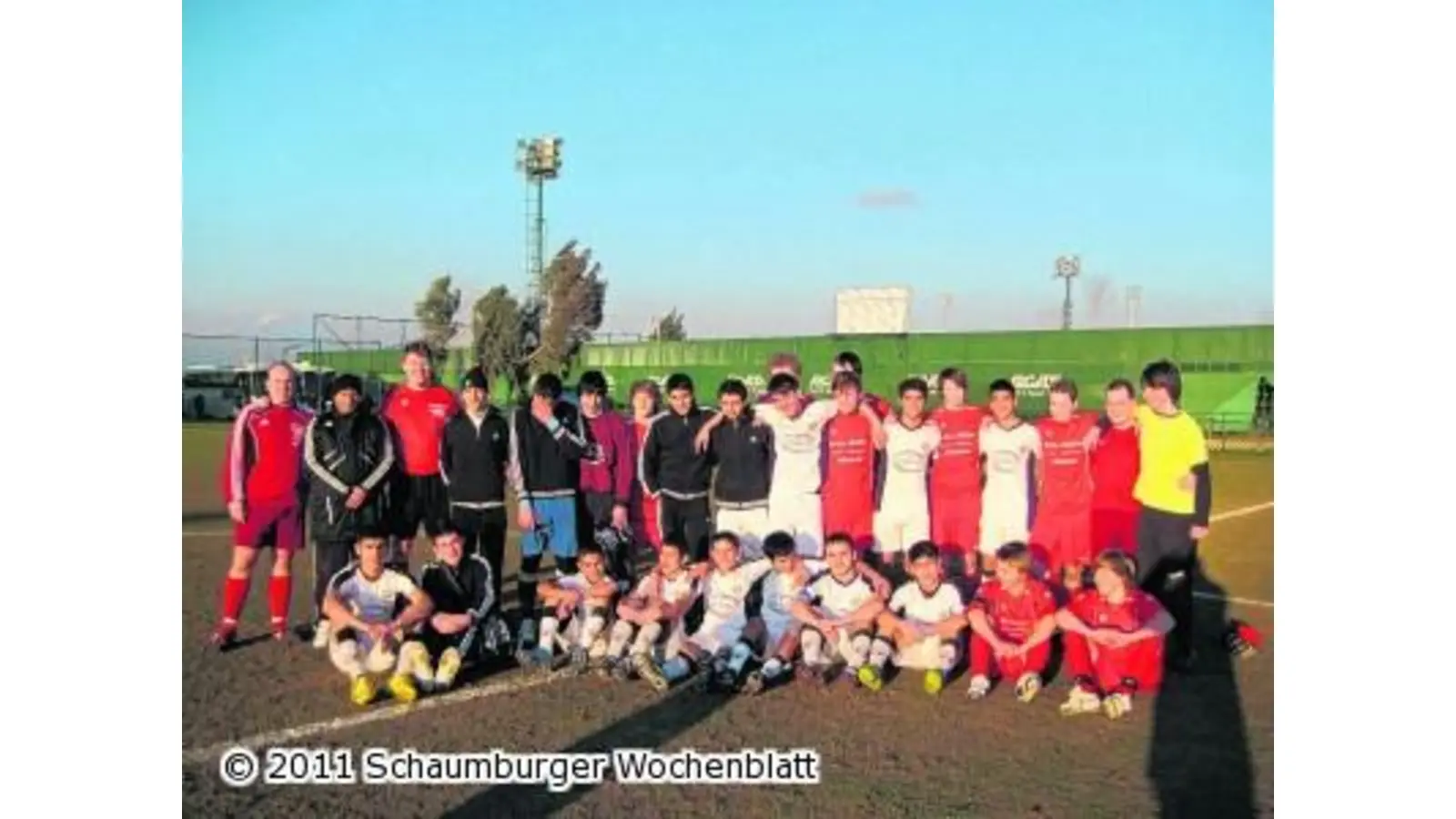Jugendfußballer zum Training in der Türkei (Foto: red)