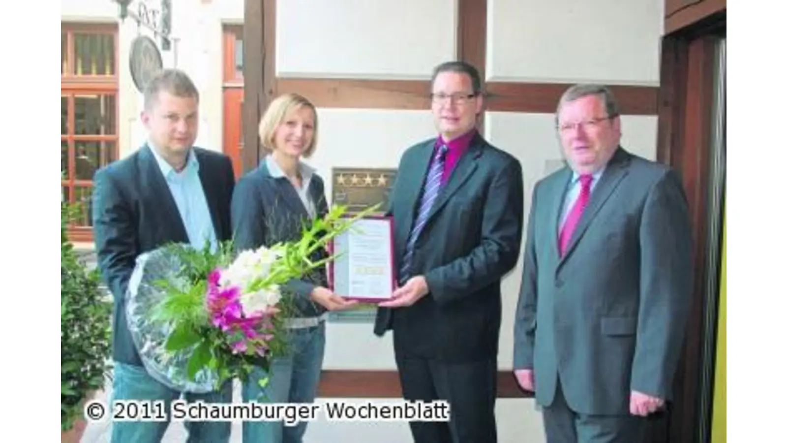Die vier Sterne sind wieder frisch poliert (Foto: ste)