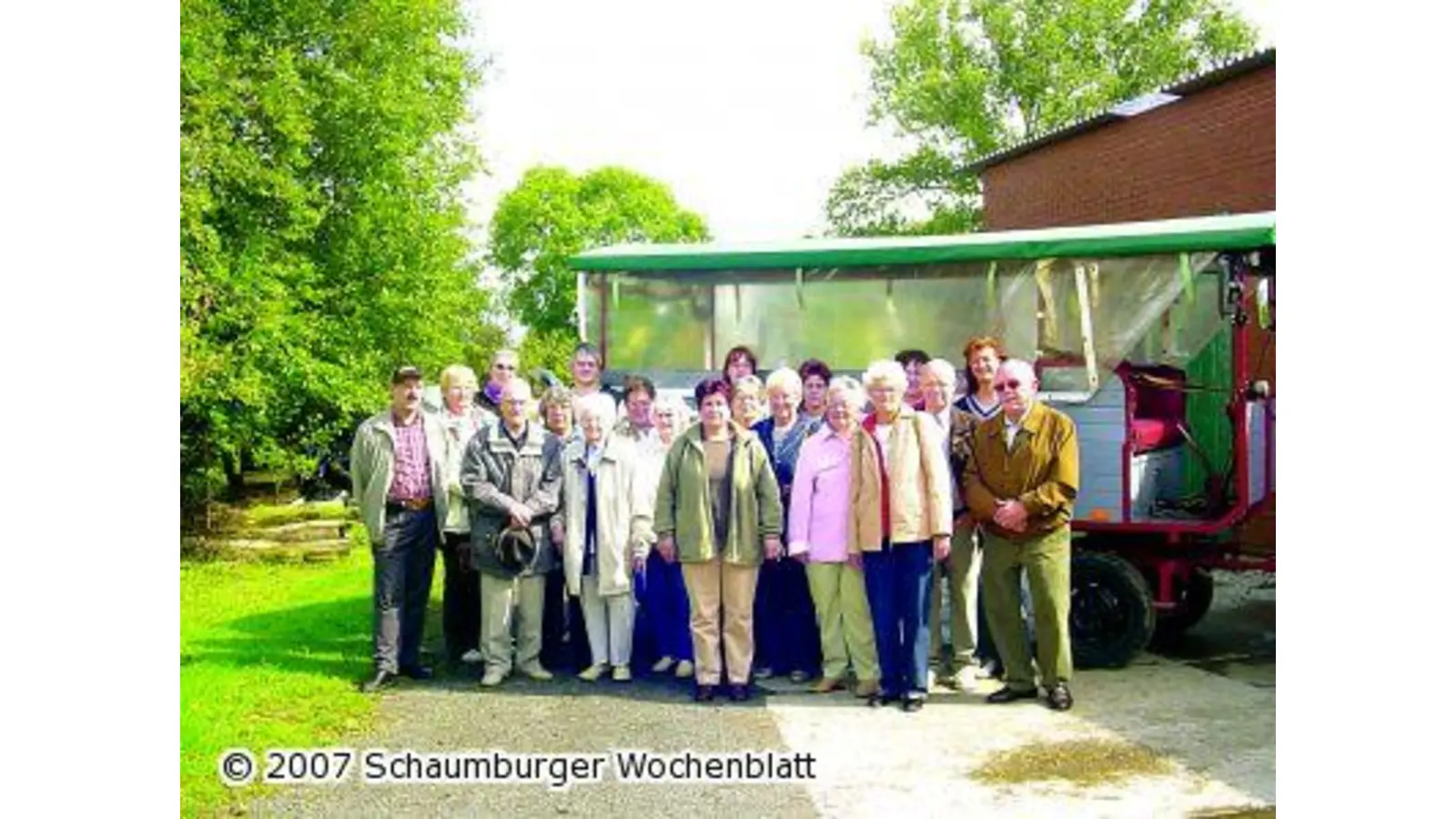 DRK mit dem Planwagen unterwegs (Foto: red)
