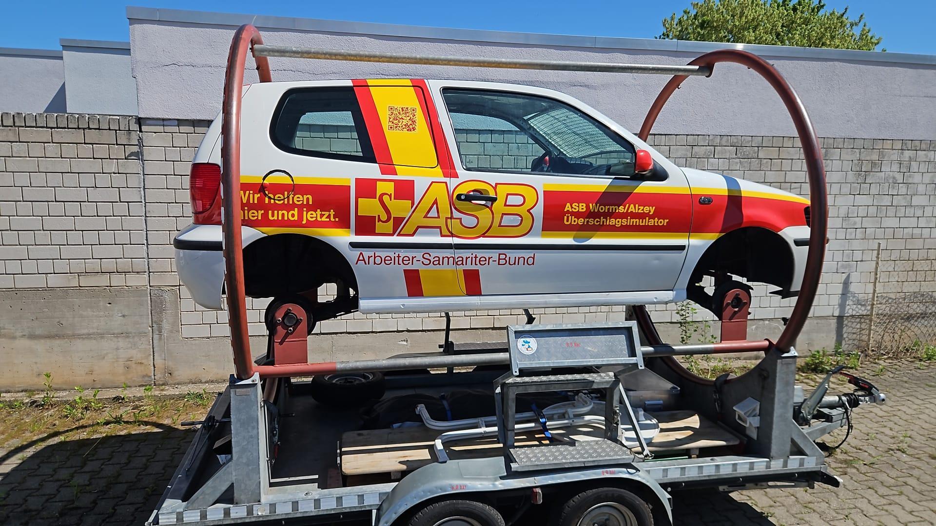 Der ASB-Überschlagsimulator kommt nach Rinteln. (Foto: privat)