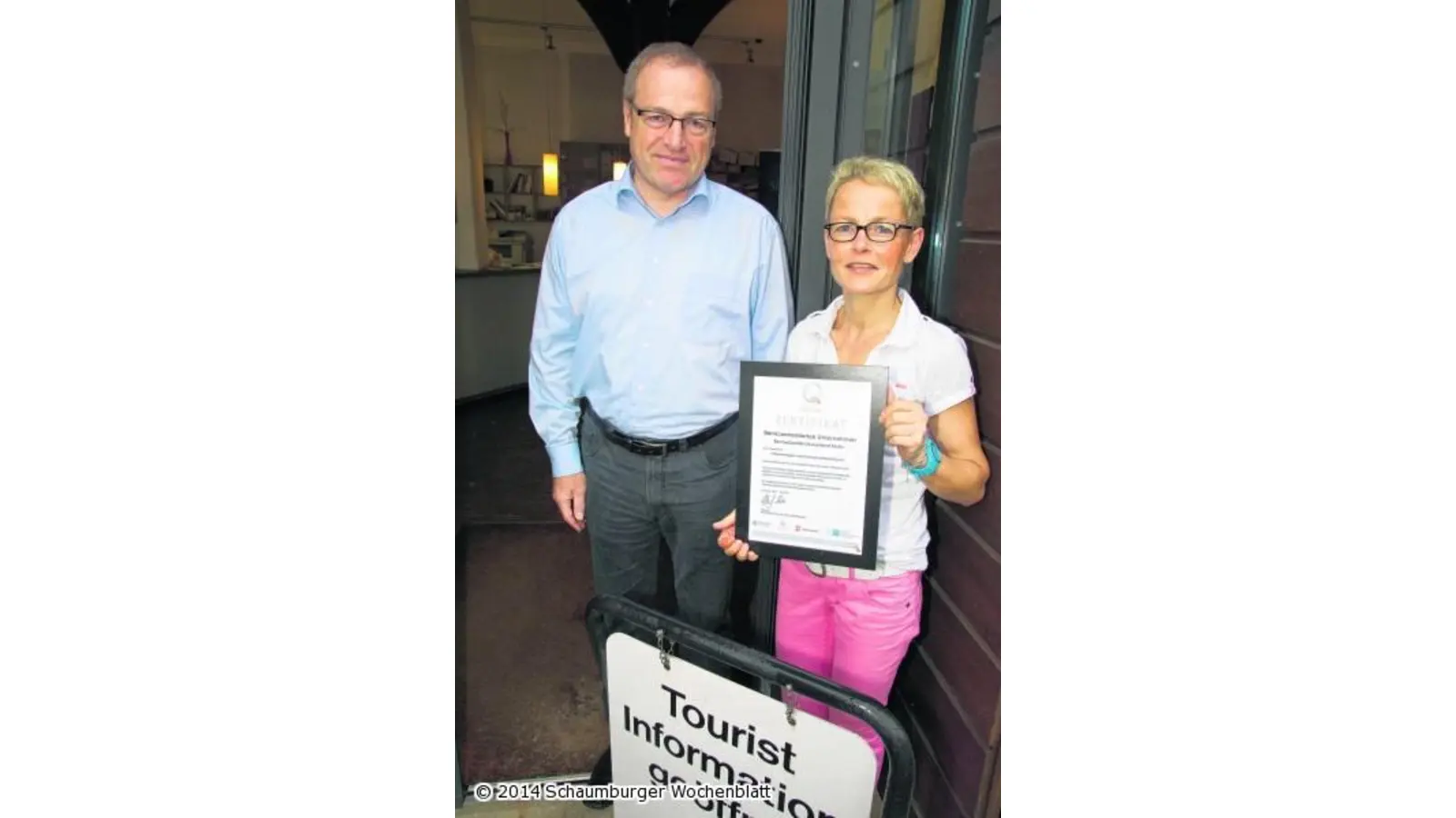 Auszeichnung für Servicequalität (Foto: wa)