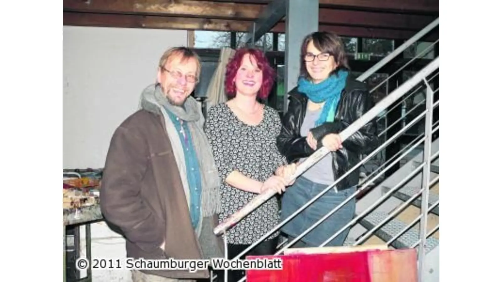 Musikkonzerte inmitten von Bildern und Staffeleien (Foto: al)