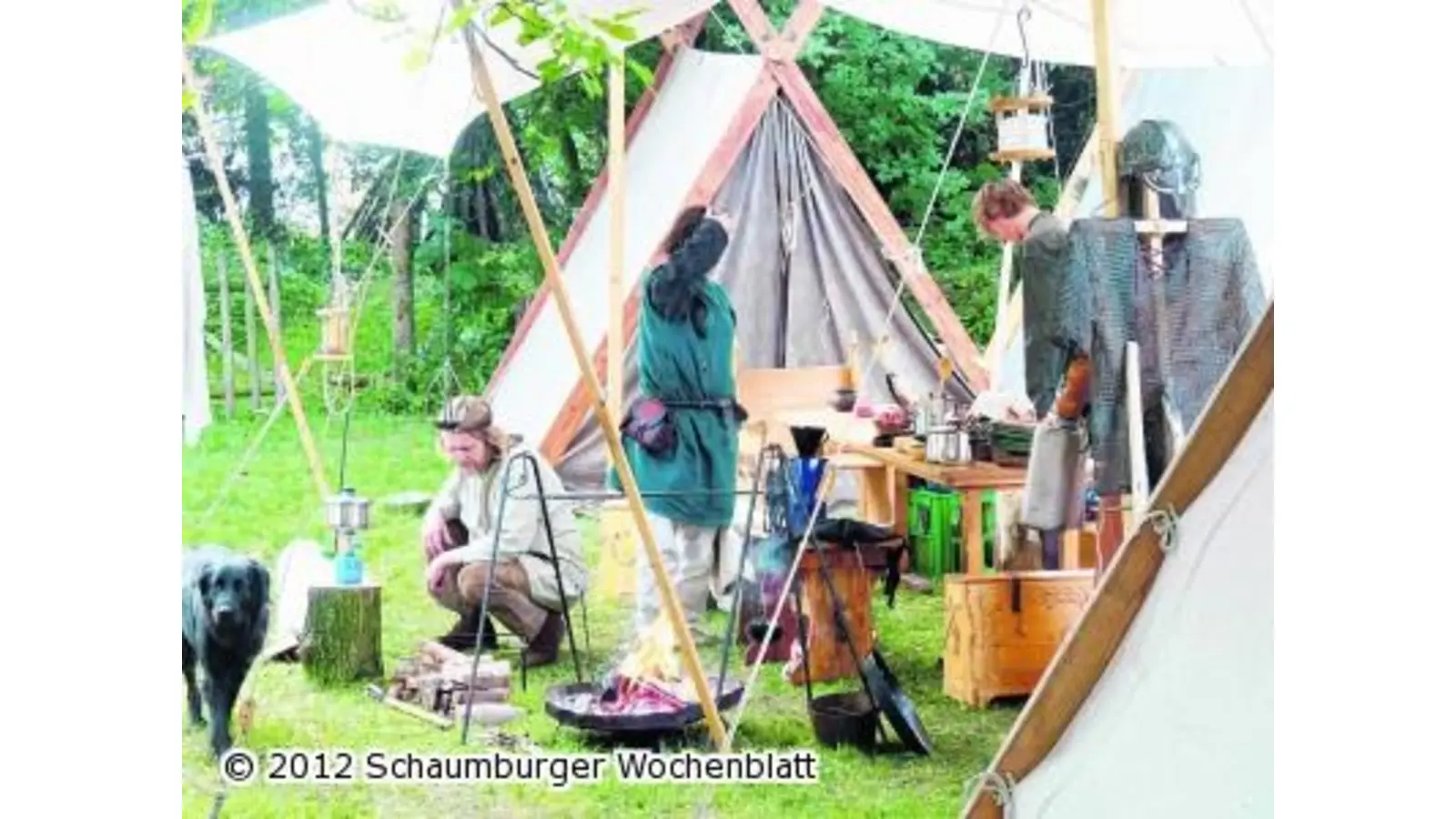 Tolle Kulisse auf der Schaumburg (Foto: km)