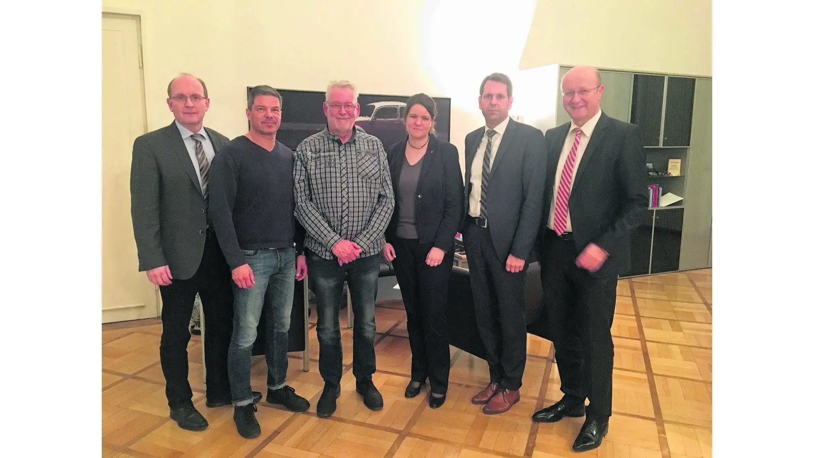 Den Produktionsstandort erhalten Delegation bittet Wirtschaftsminister Lies um Unterstützung bei den Fränkischen Rohrwerken (Foto: red)